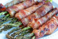 Crispy Air Fryer Bacon Wrapped Asparagus