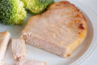 Honey Mustard Glazed Air Fryer Pork Chops