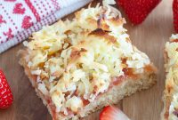 Tropical Strawberry Coconut Bars