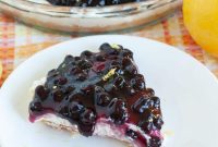 Sunshine Blueberry Lemon Crumb Pie