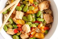 Wholesome Chicken Edamame Rice Bowl
