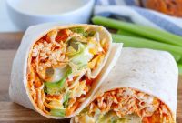 Zesty Buffalo Chicken Wraps