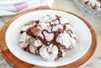 Spiced Chocolate Crinkle Delights