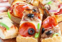 Crispy Baguette Pizza