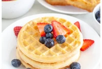 Perfectly Crispy Air Fryer Frozen Waffles