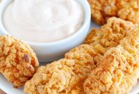 Golden Crispy Air Fryer Frozen Chicken Strips