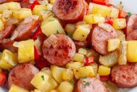 One-Pan Kielbasa and Potato Dinner