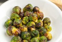 Crispy Air Fryer Frozen Brussels Sprouts Made Easy
