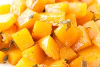 Caramelized Maple Sage Butternut Squash