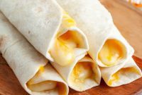 Homemade Gooey Cheese Tortilla Rolls