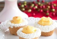 Spiced Eggnog Cookie Cups