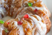 Festive Orange Pull-Apart Bread Ring