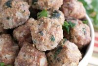 Lean Green Turkey Quinoa Meatballs