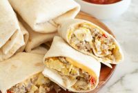 Homemade McDonald’s Sausage Burrito