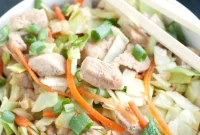 Inside-Out Pork Egg Roll Bowl