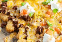 Ultimate Beef Tater Tot Nachos