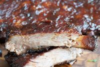 Sweet Peach & Honey Glazed Ribs