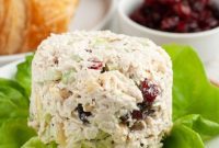 Homemade Cranberry Kelli Chicken Salad