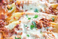 Hearty Sausage Manicotti
