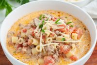 Velvety Italian Sausage and Parmesan Soup