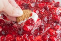 Sweet and Tangy Cranberry Cheesecake Dip