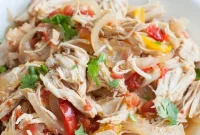 Effortless Slow Cooker Chicken Fajitas