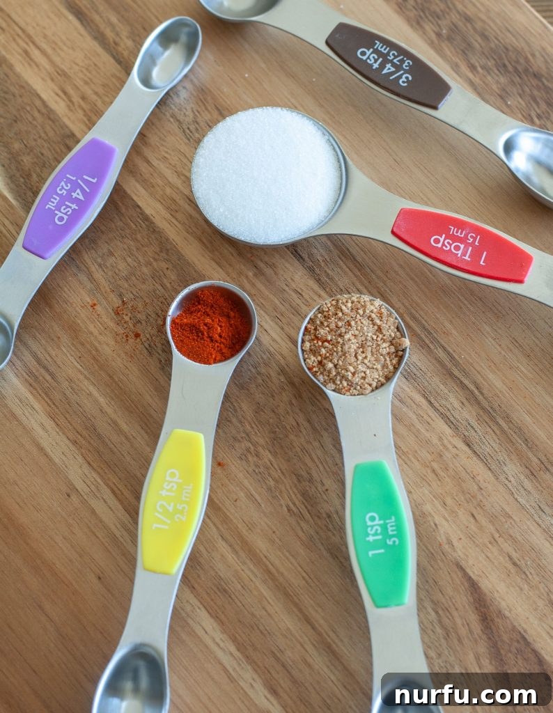 Tablespoon to Teaspoon Conversion 2 Measuring spoons with spices