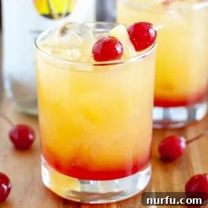 Malibu Sunset in a glass with bottle