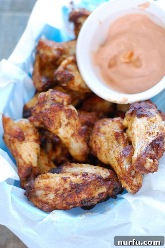 Baked Brown Sugar Chicken Wings Chicken wings and sauce