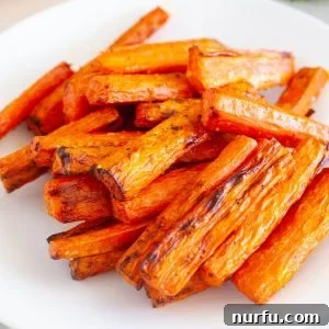 Roasted Carrots on a plate
