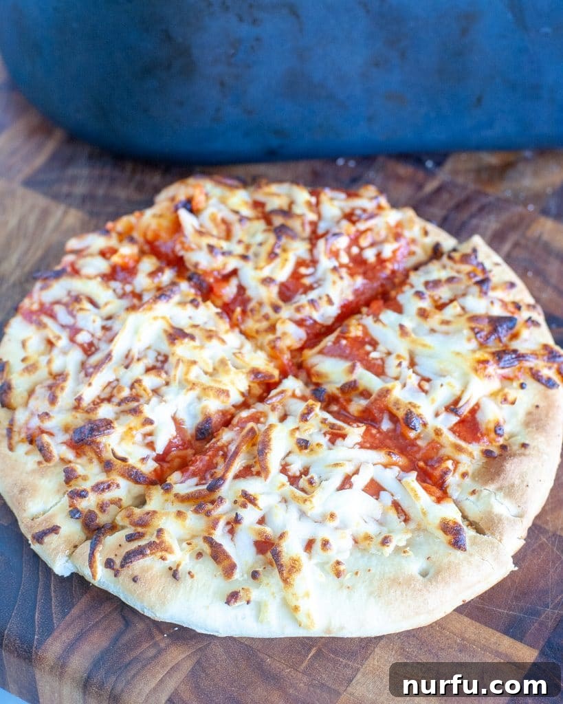 Crispy Air Fryer Frozen Pizza Perfection 4 cooked pizza