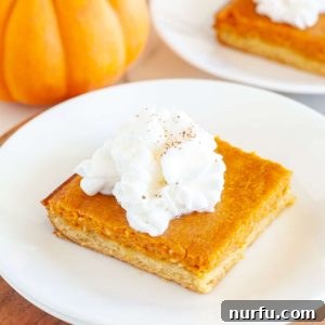 Gooey Pumpkin cake on a plate