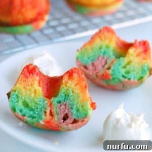 Rainbow bundt cakes are so fun to make and eat!