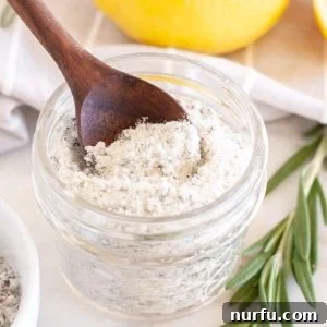 Jar with salt and a spoon.
