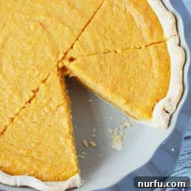 Southern Sweet Potato Pie with a golden-brown crust.