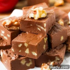 Evaporated Milk Fantasy Fudge, rich and smooth.