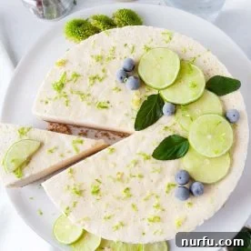 Evaporated Milk Frozen Key Lime Pie, refreshing and tangy.