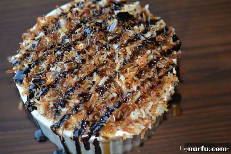 15 Next-Level Dips for Your Best Party Yet 15 Delicious Samoa Cookie Dip featuring caramel, chocolate, and coconut flavors.