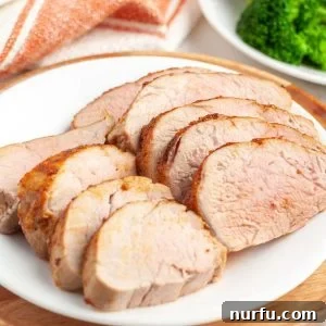 Plate of sliced pork.