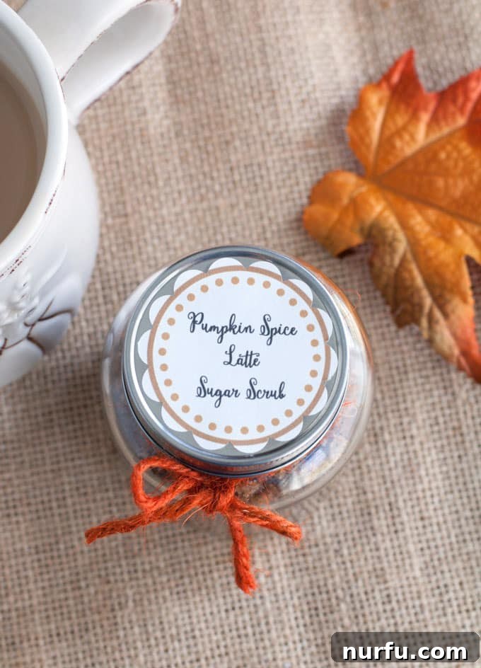 Golden Pumpkin Sugar Polish 6 Celebrate the magic of Fall by treating yourself or a friend to pumpkin spice latte sugar scrub.