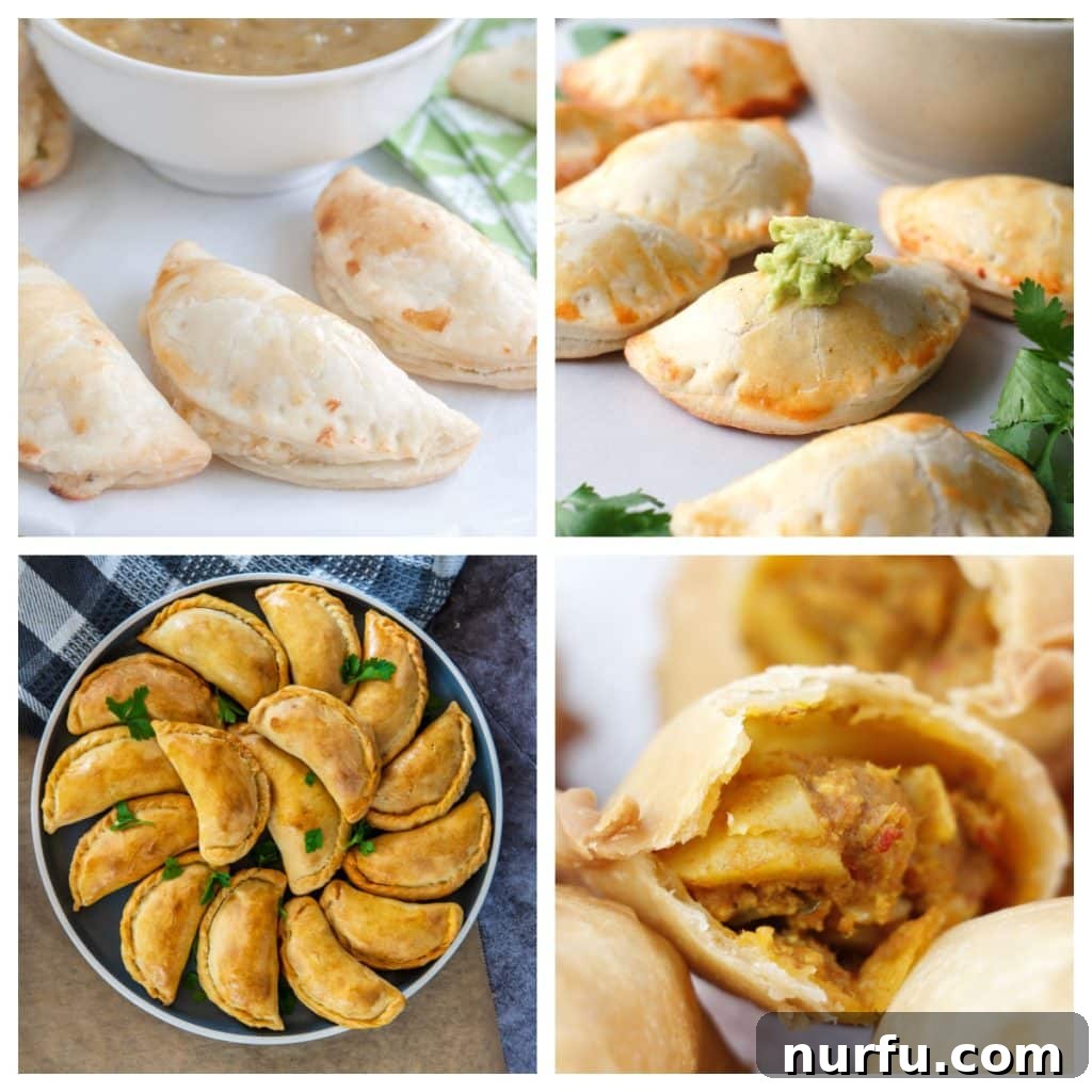 A plate filled with golden-brown empanadas, ready to be enjoyed.