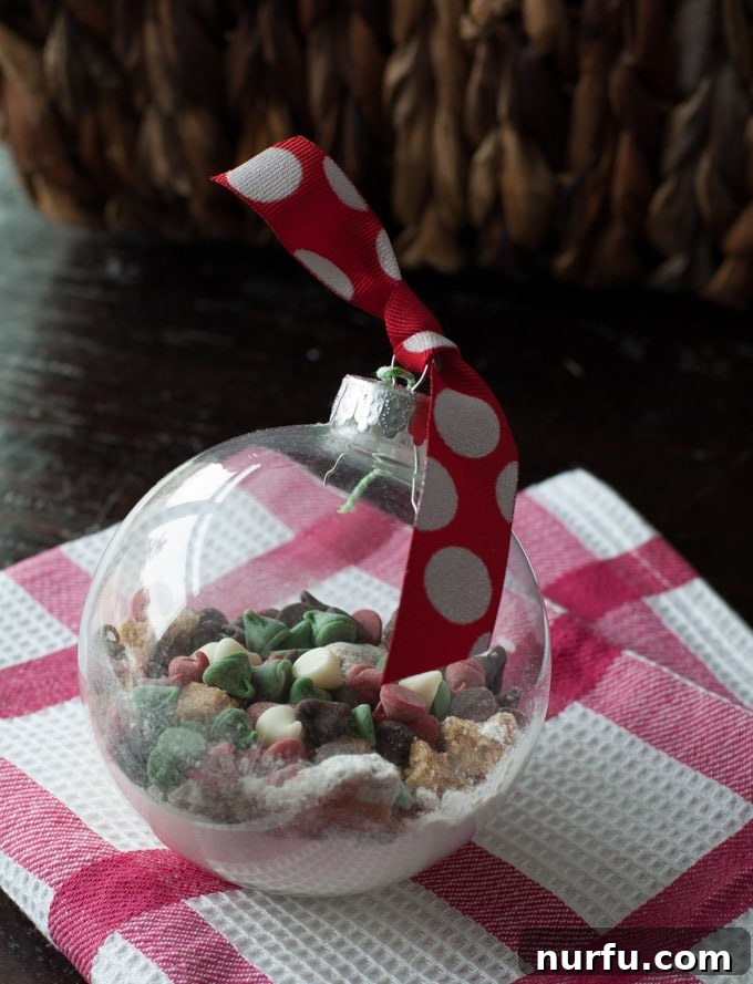 A close-up view of a partially assembled baking gift basket, showing how various items begin to fill the space.