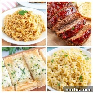Creamy mashed potatoes, a classic side dish.