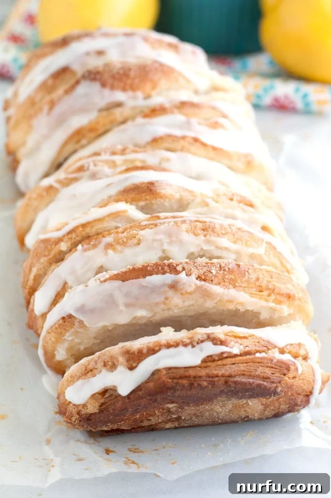 Lemon Pull Apart Bread easy lemon pull-apart bread