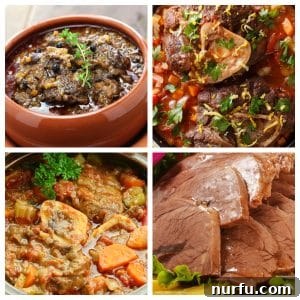 Osso buco, sliced beef shank, beef shank stew.