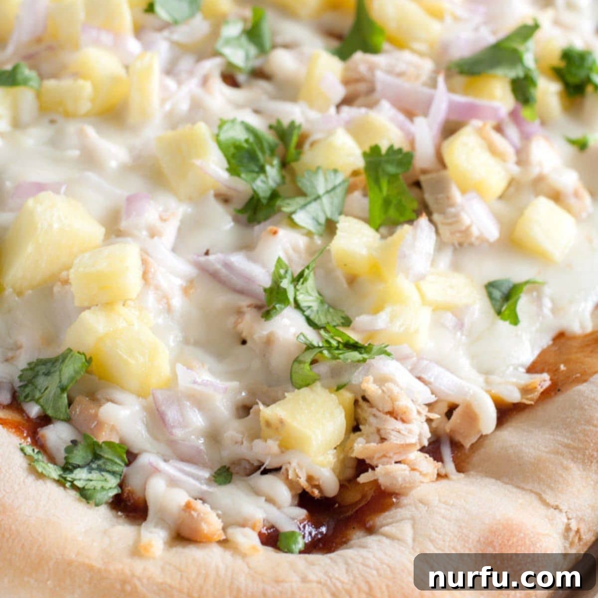 31 Effortless Friday Feasts for a Relaxing Night In 19 Sheet pan BBQ chicken pizza in a pan.