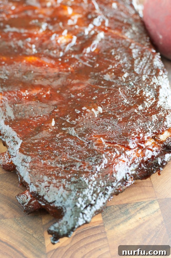 Peach Honey BBQ Ribs