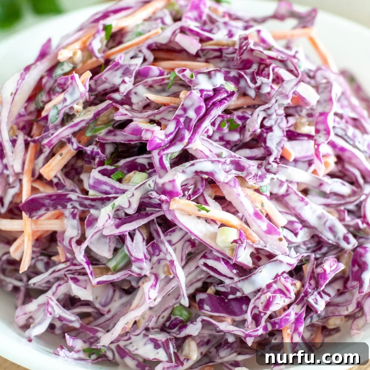 Perfect Pairings for Your Chicken Wings 12 cabbage slaw on a plate