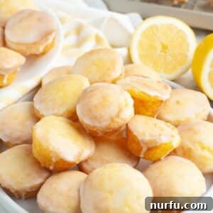 Lemon blossoms cakes on a plate.