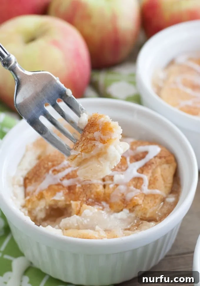 Apple Danish Pie Delicious individual apple danish pies with sweet glaze, fresh apples, and cinnamon sticks